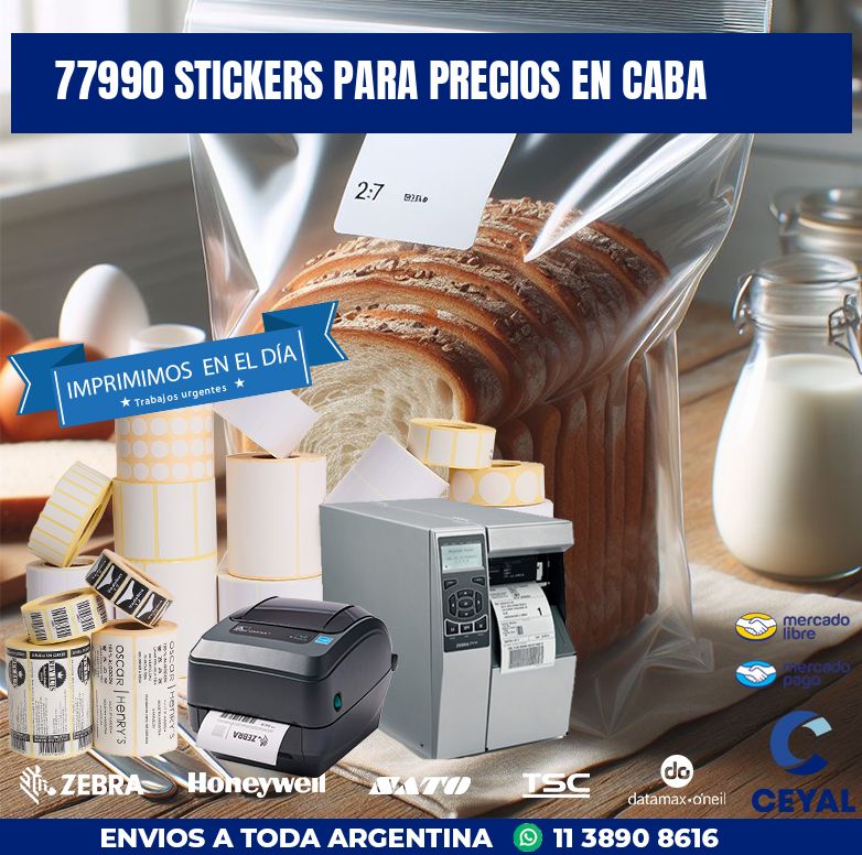 77990 STICKERS PARA PRECIOS EN CABA