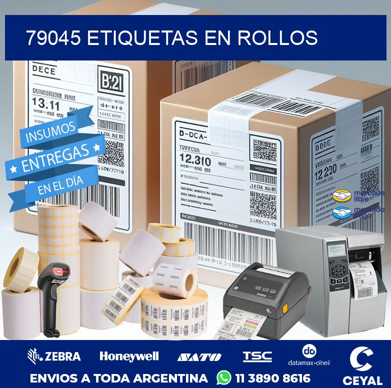 79045 ETIQUETAS EN ROLLOS