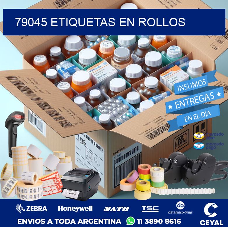79045 ETIQUETAS EN ROLLOS