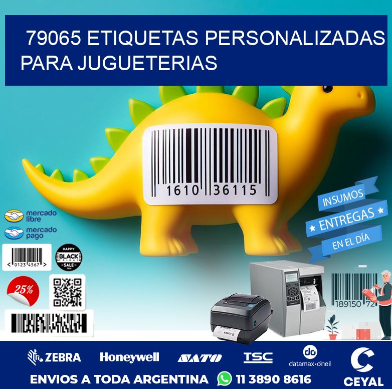79065 ETIQUETAS PERSONALIZADAS PARA JUGUETERIAS