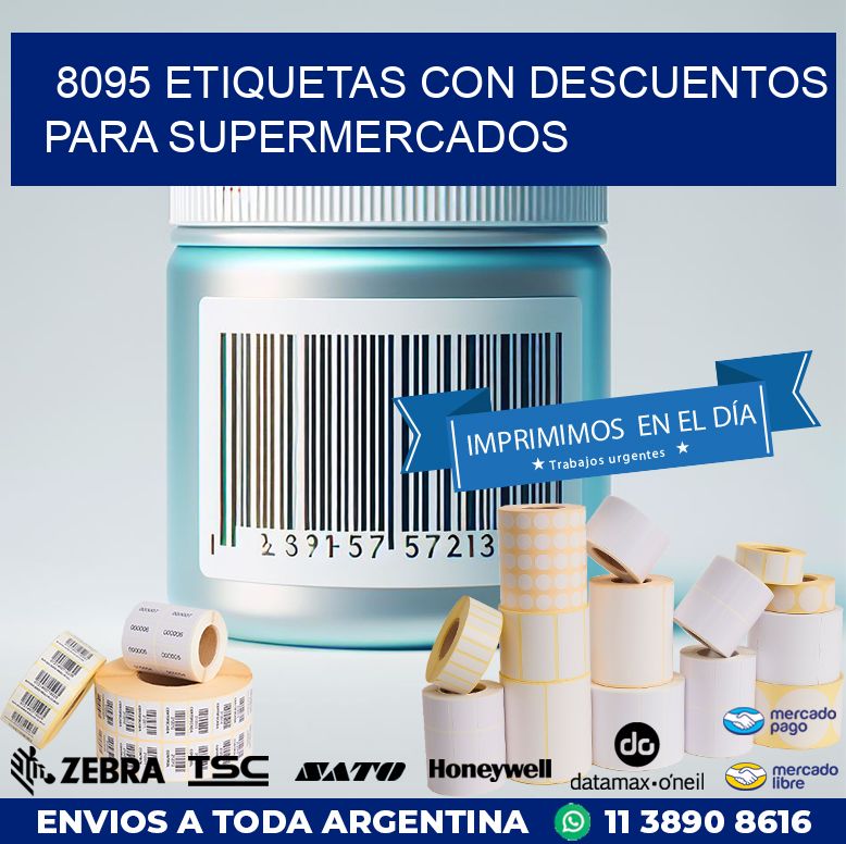 8095 ETIQUETAS CON DESCUENTOS PARA SUPERMERCADOS