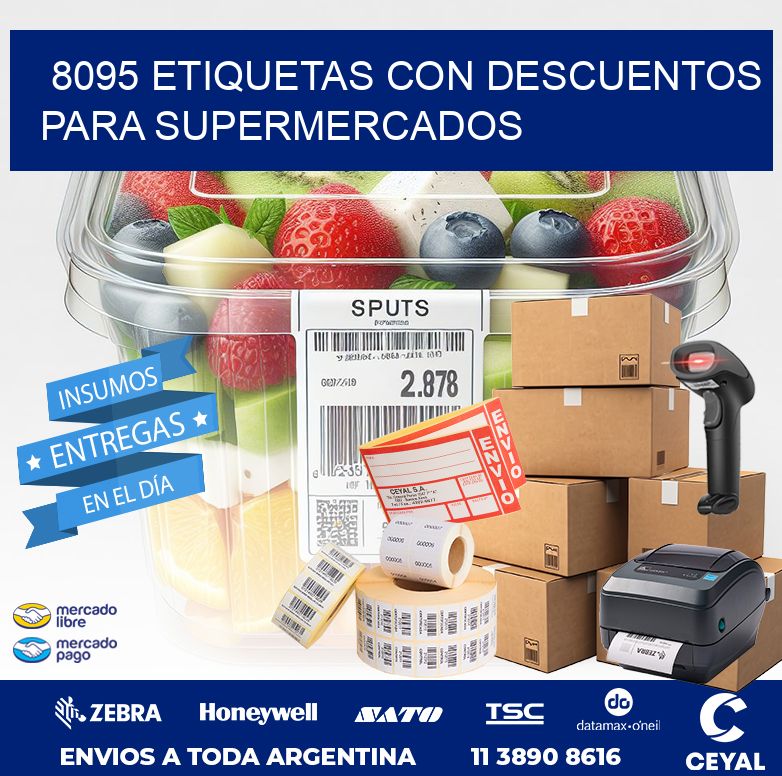 8095 ETIQUETAS CON DESCUENTOS PARA SUPERMERCADOS
