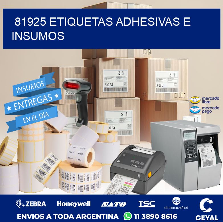 81925 ETIQUETAS ADHESIVAS E INSUMOS