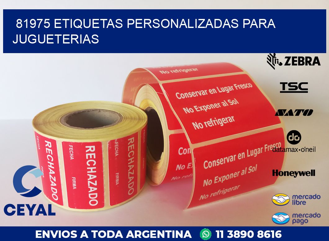 81975 ETIQUETAS PERSONALIZADAS PARA JUGUETERIAS