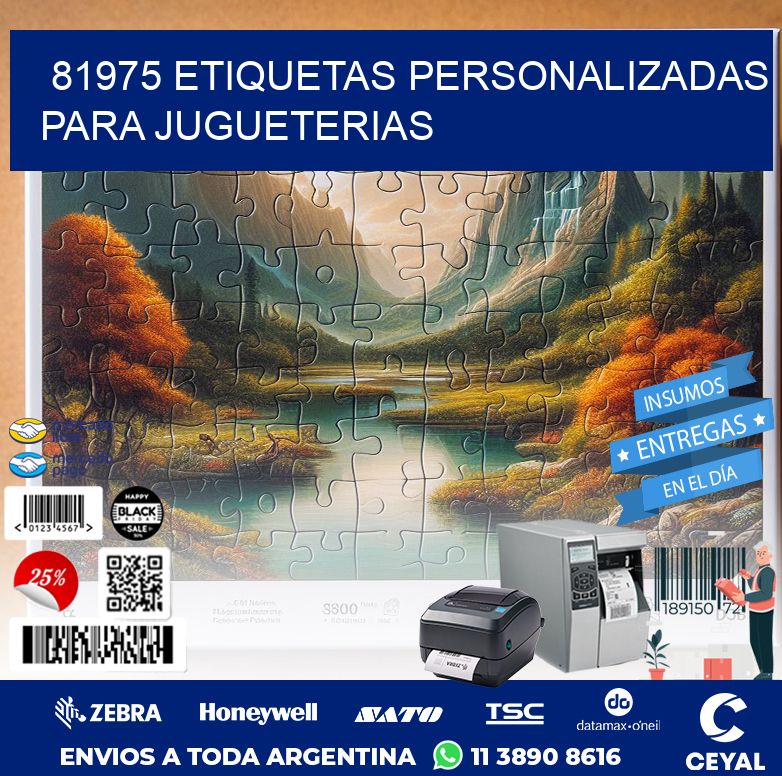 81975 ETIQUETAS PERSONALIZADAS PARA JUGUETERIAS
