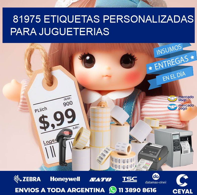 81975 ETIQUETAS PERSONALIZADAS PARA JUGUETERIAS