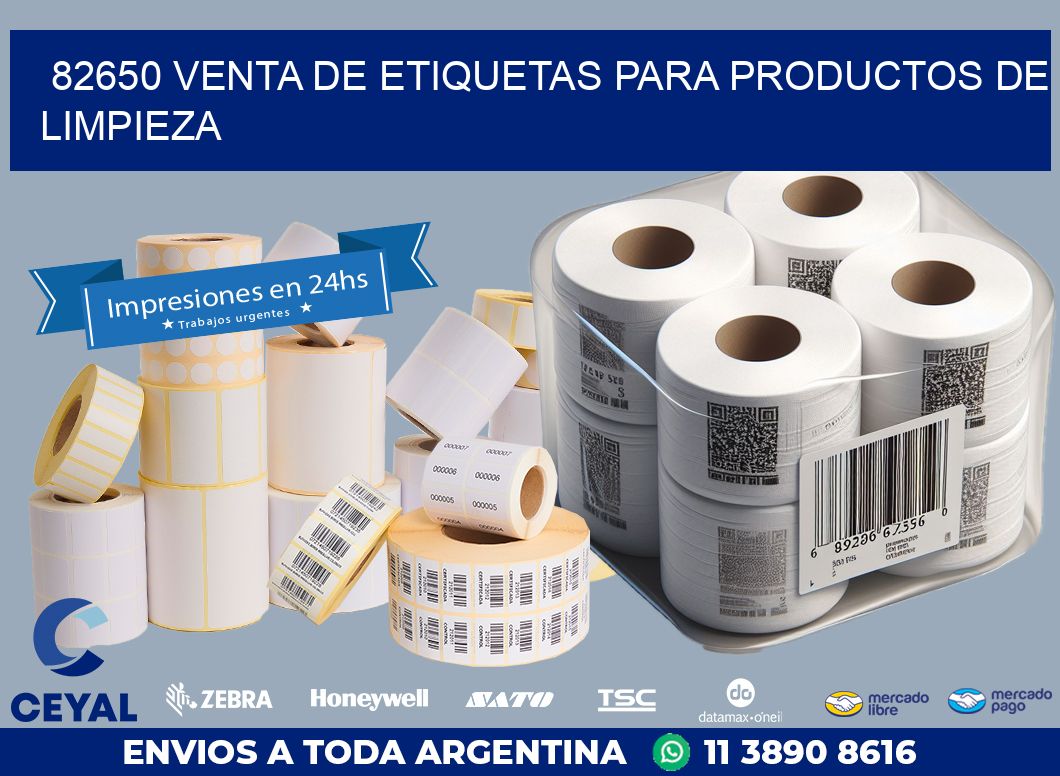 82650 VENTA DE ETIQUETAS PARA PRODUCTOS DE LIMPIEZA