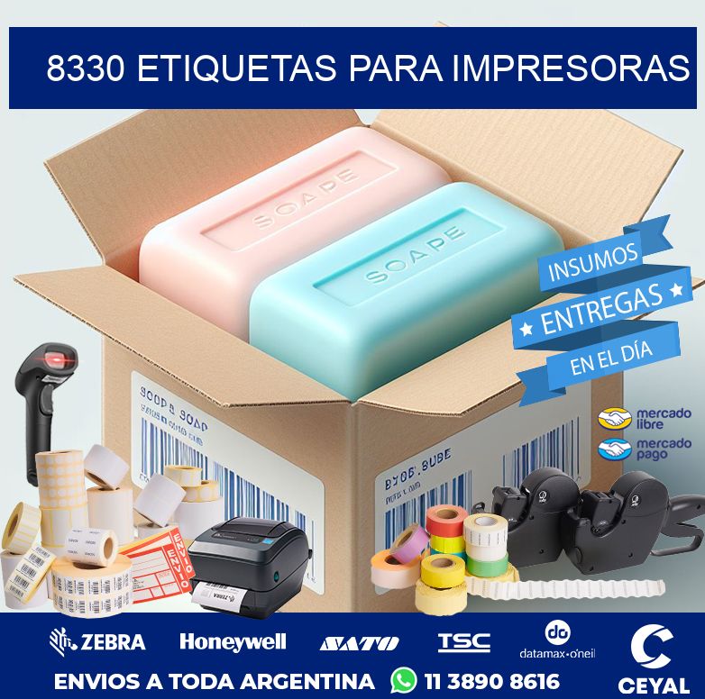 8330 ETIQUETAS PARA IMPRESORAS