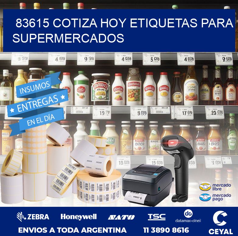 83615 COTIZA HOY ETIQUETAS PARA SUPERMERCADOS