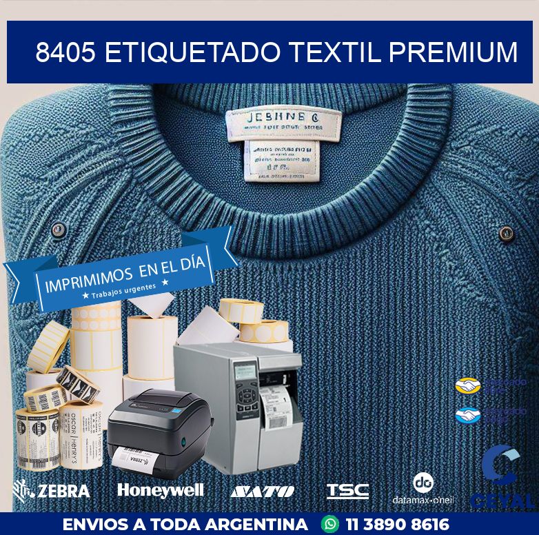 8405 ETIQUETADO TEXTIL PREMIUM