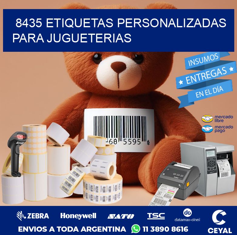8435 ETIQUETAS PERSONALIZADAS PARA JUGUETERIAS