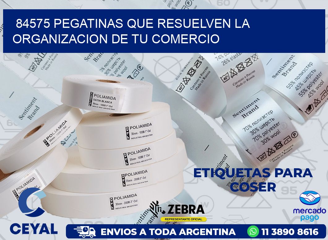 84575 PEGATINAS QUE RESUELVEN LA ORGANIZACION DE TU COMERCIO