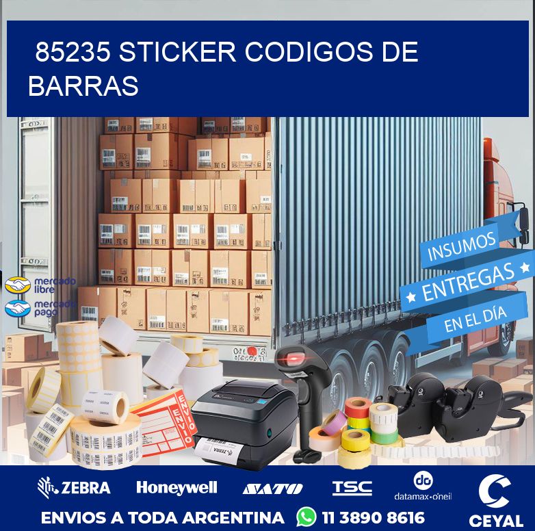 85235 STICKER CODIGOS DE BARRAS