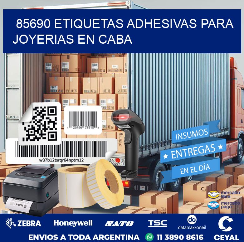 85690 ETIQUETAS ADHESIVAS PARA JOYERIAS EN CABA