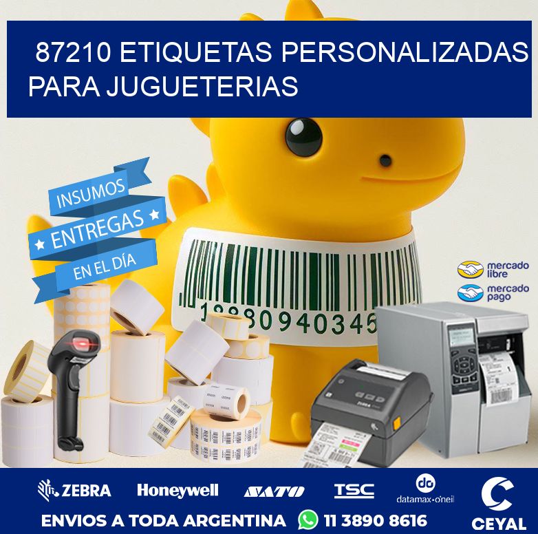 87210 ETIQUETAS PERSONALIZADAS PARA JUGUETERIAS
