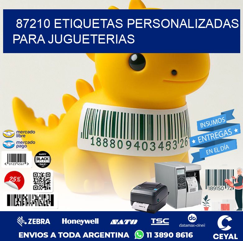 87210 ETIQUETAS PERSONALIZADAS PARA JUGUETERIAS