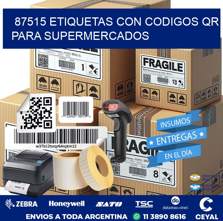 87515 ETIQUETAS CON CODIGOS QR PARA SUPERMERCADOS