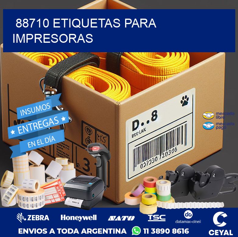 88710 ETIQUETAS PARA IMPRESORAS