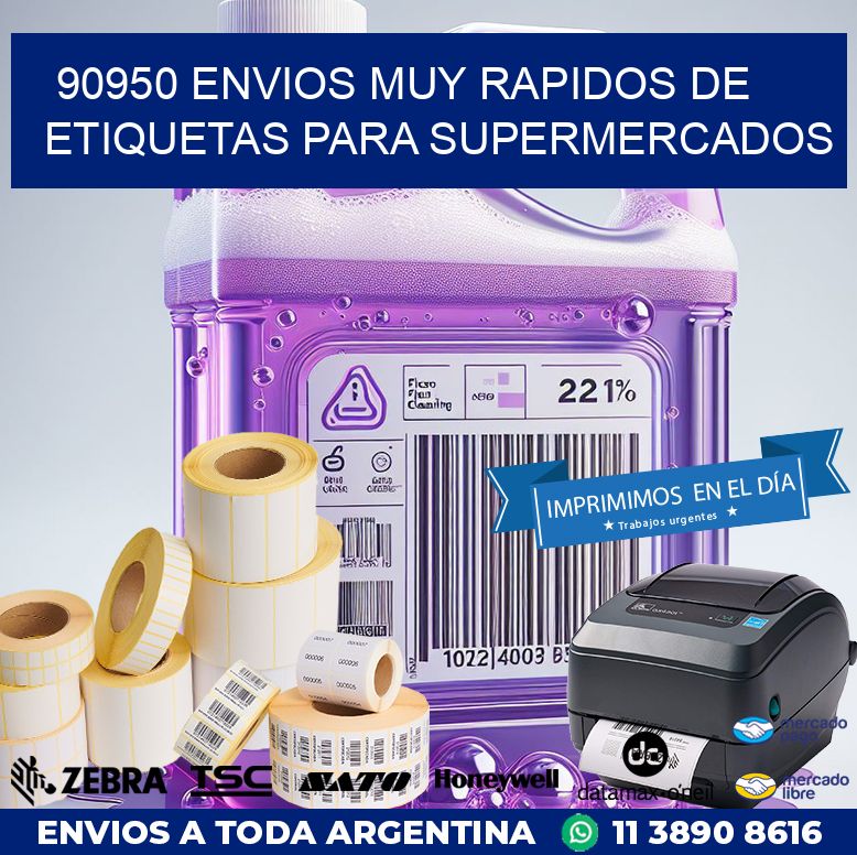 90950 ENVIOS MUY RAPIDOS DE ETIQUETAS PARA SUPERMERCADOS