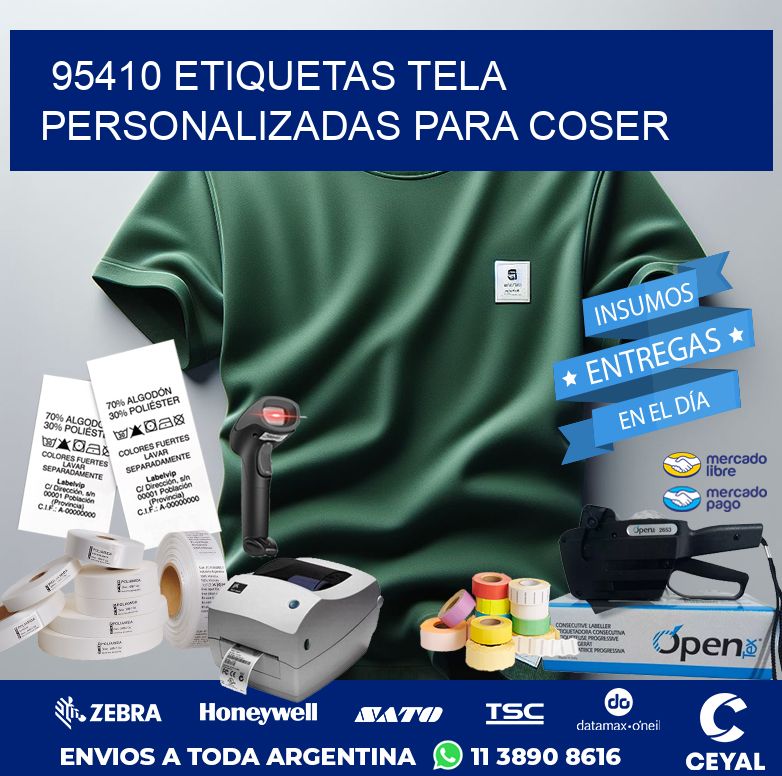 95410 ETIQUETAS TELA PERSONALIZADAS PARA COSER