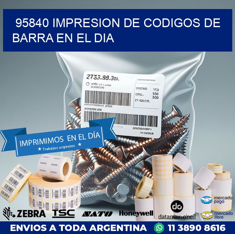95840 IMPRESION DE CODIGOS DE BARRA EN EL DIA