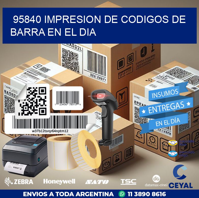 95840 IMPRESION DE CODIGOS DE BARRA EN EL DIA