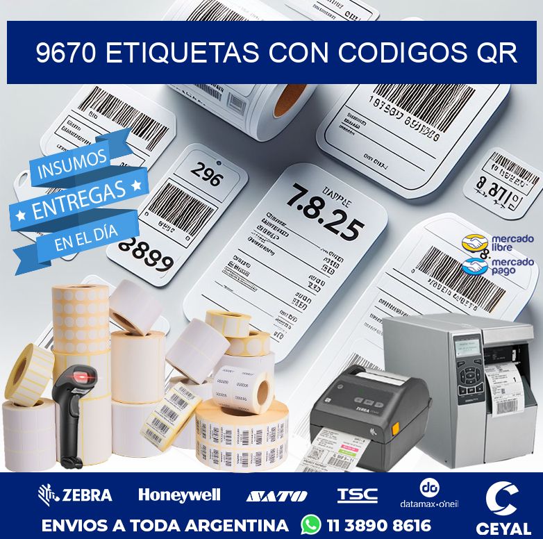9670 ETIQUETAS CON CODIGOS QR