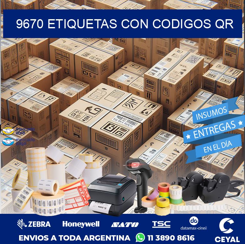 9670 ETIQUETAS CON CODIGOS QR