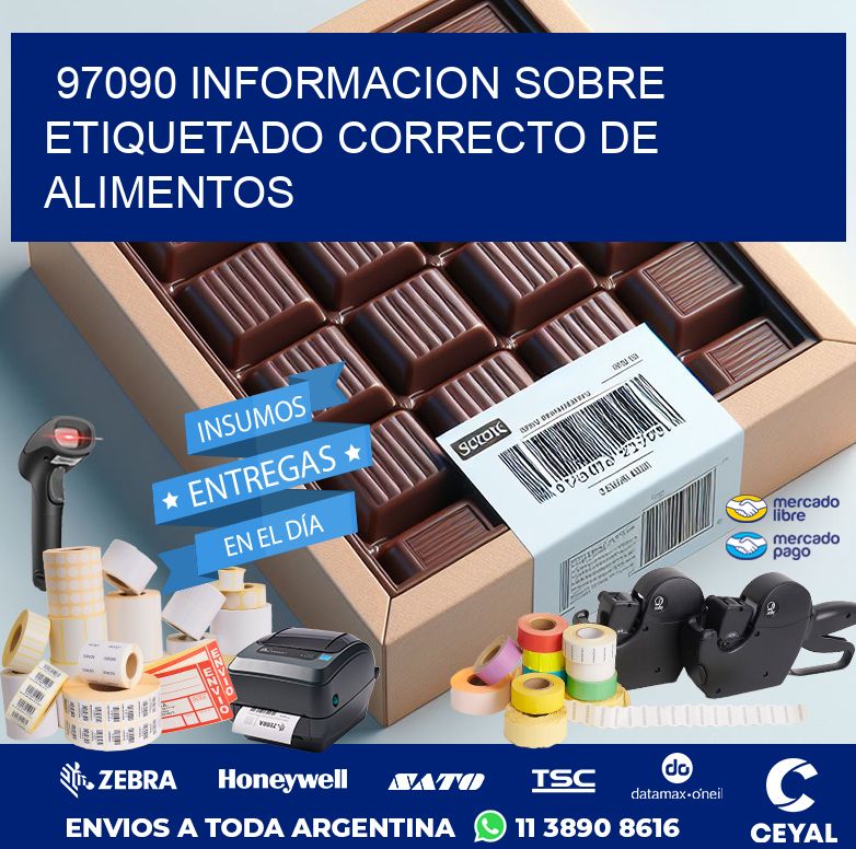97090 INFORMACION SOBRE ETIQUETADO CORRECTO DE ALIMENTOS