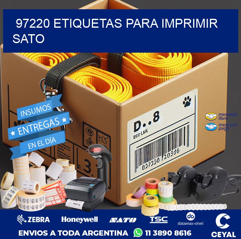 97220 ETIQUETAS PARA IMPRIMIR SATO