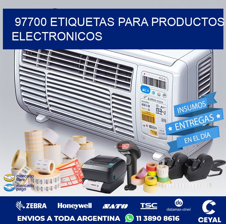 97700 ETIQUETAS PARA PRODUCTOS ELECTRONICOS