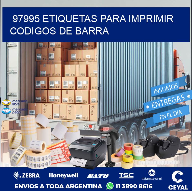 97995 ETIQUETAS PARA IMPRIMIR CODIGOS DE BARRA