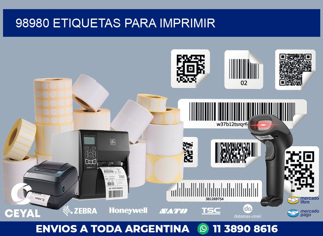 98980 ETIQUETAS PARA IMPRIMIR