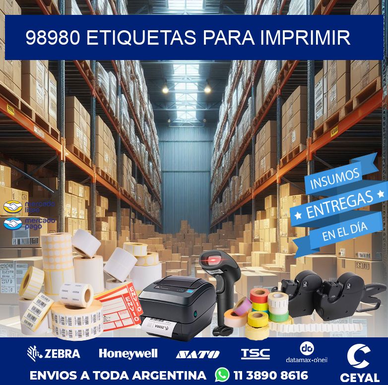98980 ETIQUETAS PARA IMPRIMIR
