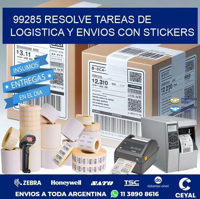 99285 RESOLVE TAREAS DE LOGISTICA Y ENVIOS CON STICKERS