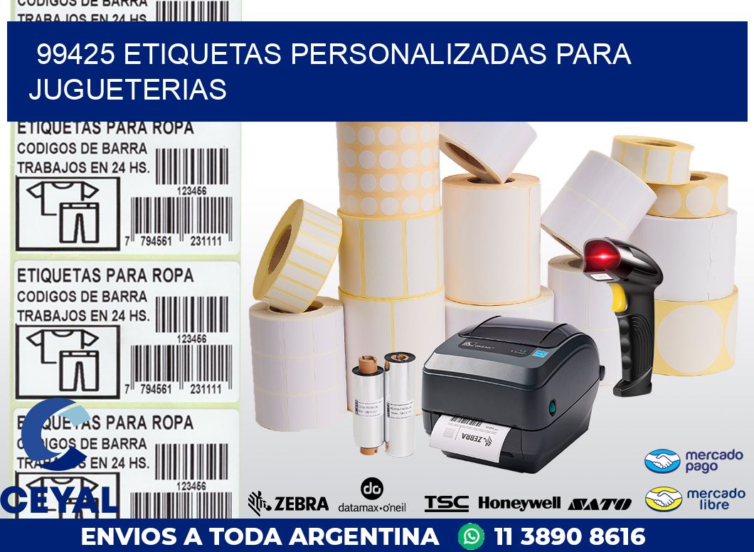 99425 ETIQUETAS PERSONALIZADAS PARA JUGUETERIAS