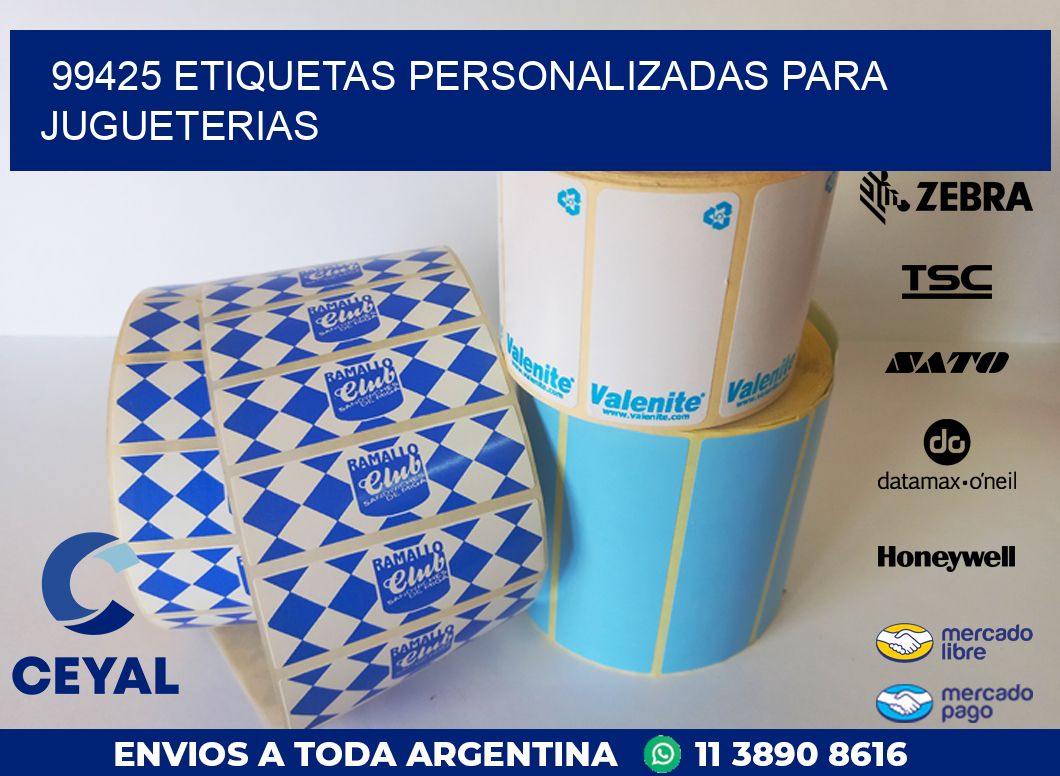 99425 ETIQUETAS PERSONALIZADAS PARA JUGUETERIAS