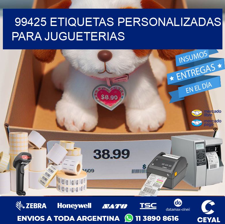 99425 ETIQUETAS PERSONALIZADAS PARA JUGUETERIAS