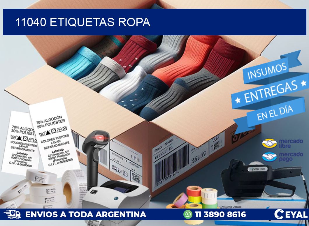 11040 ETIQUETAS ROPA
