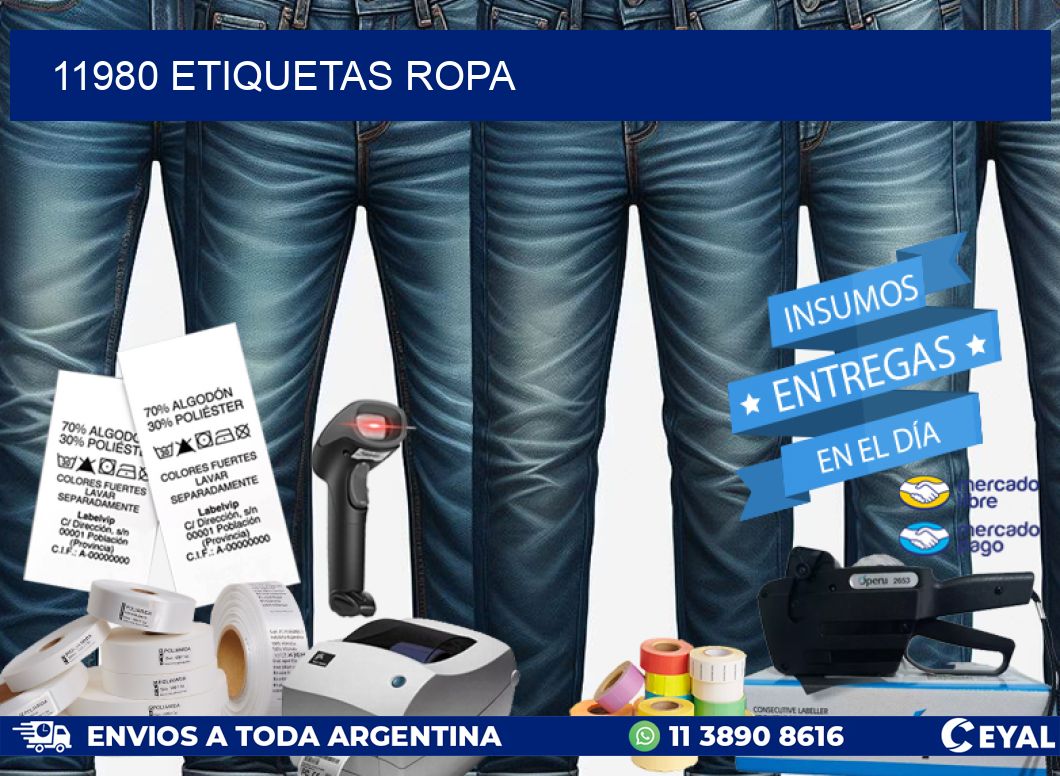 11980 ETIQUETAS ROPA
