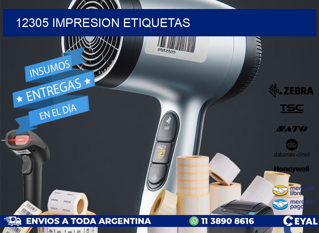 12305 impresion etiquetas