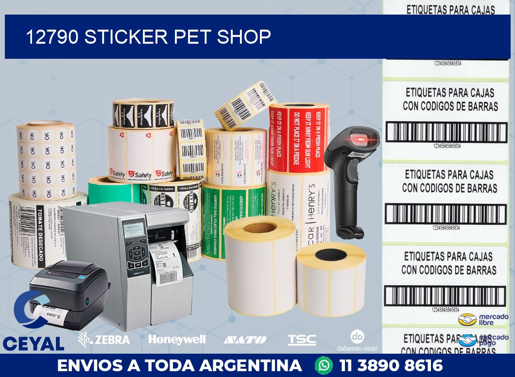 12790 STICKER PET SHOP