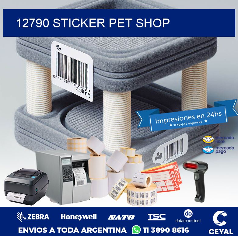 12790 STICKER PET SHOP