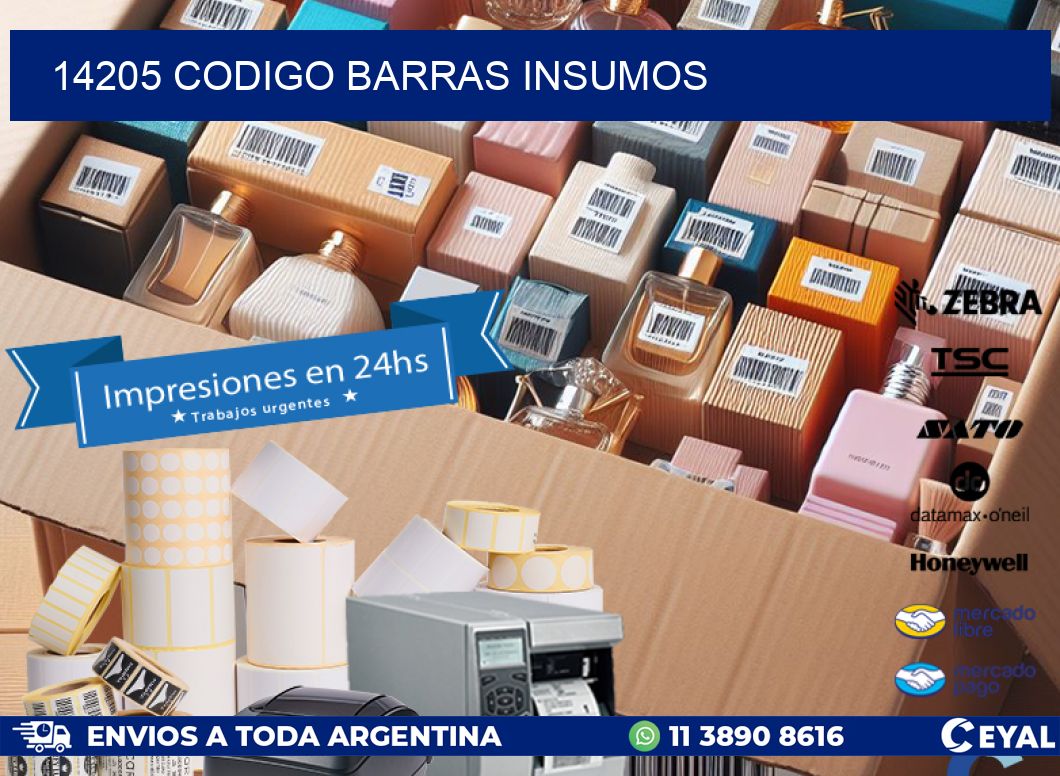 14205 CODIGO BARRAS INSUMOS
