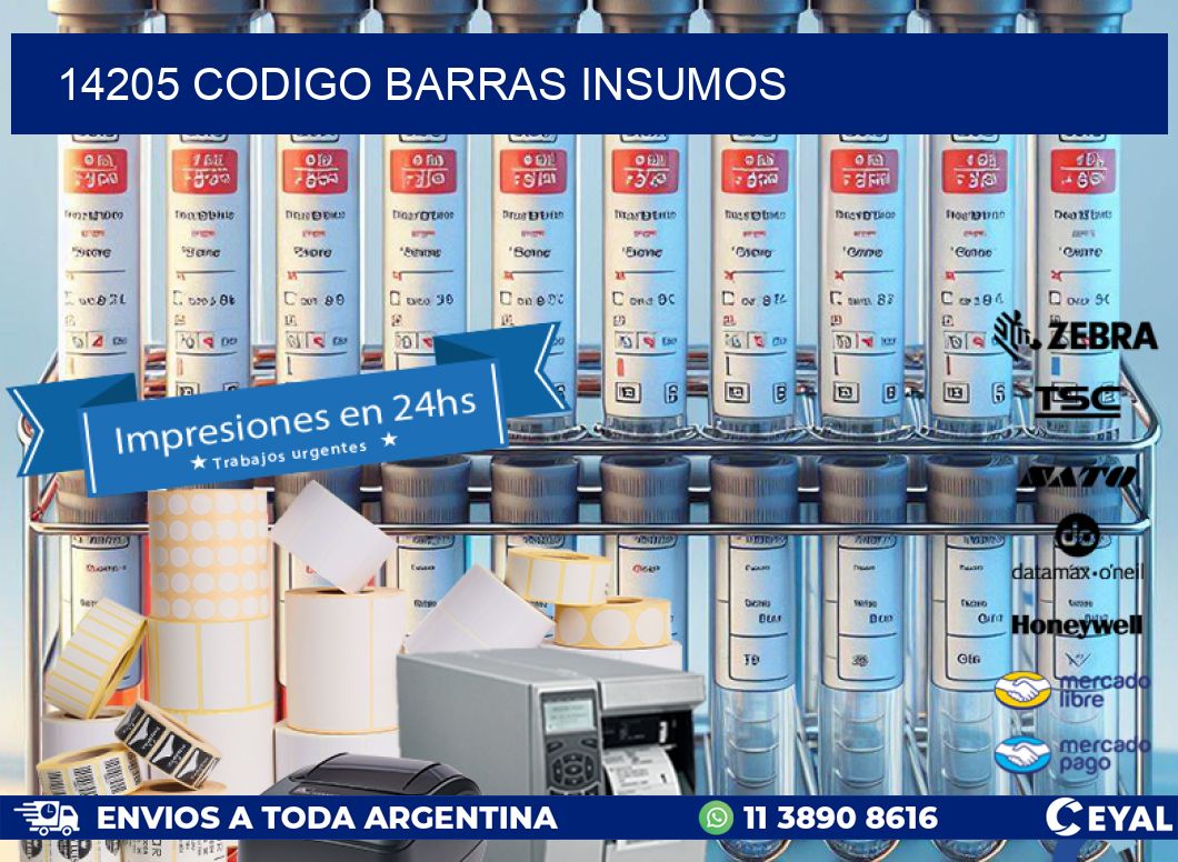 14205 CODIGO BARRAS INSUMOS