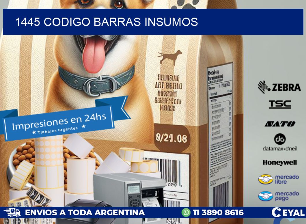 1445 CODIGO BARRAS INSUMOS