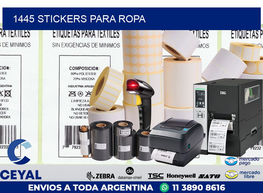 1445 STICKERS PARA ROPA