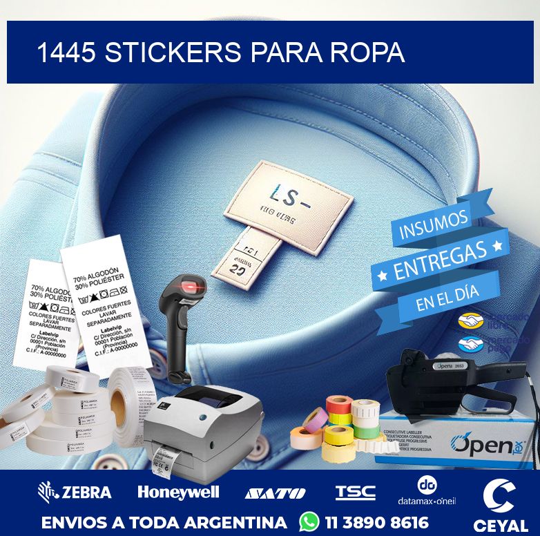 1445 STICKERS PARA ROPA
