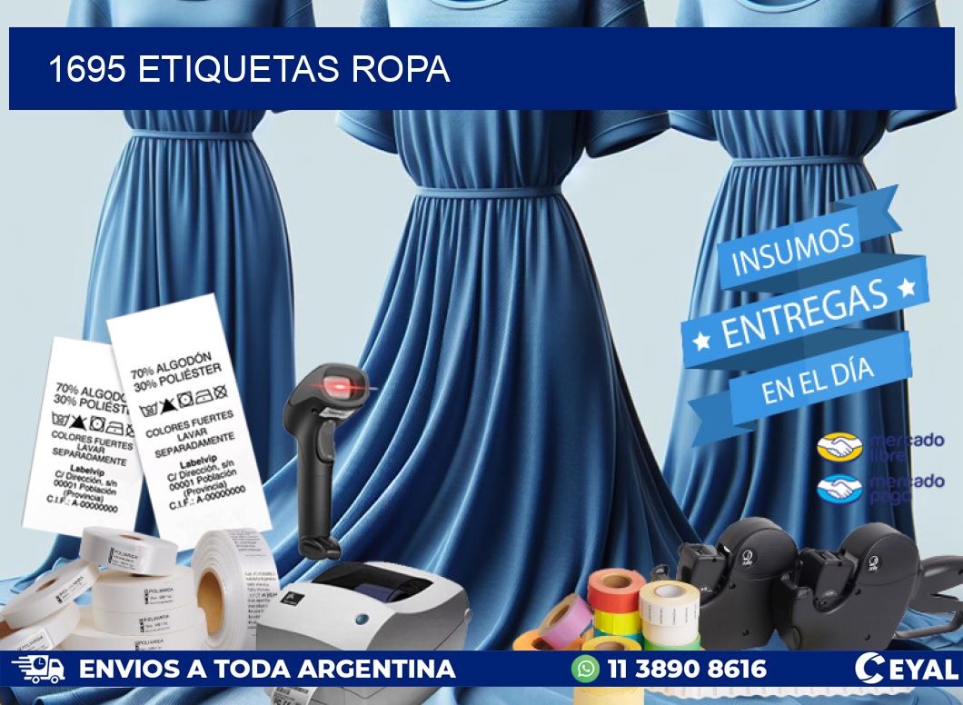 1695 ETIQUETAS ROPA