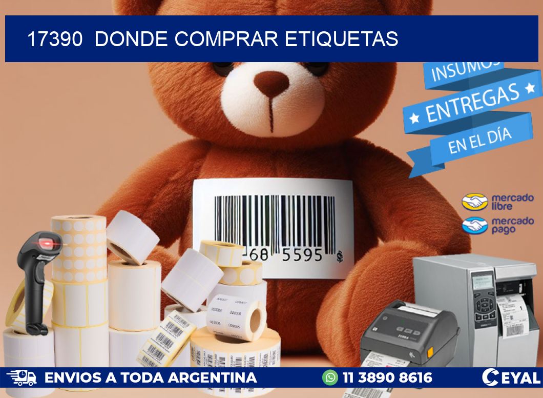 17390 donde comprar etiquetas